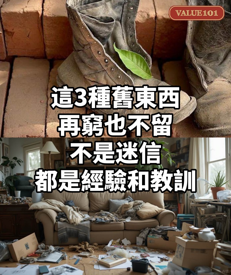 這3種舊東西，再窮也不留，不是迷信，都是經驗和教訓