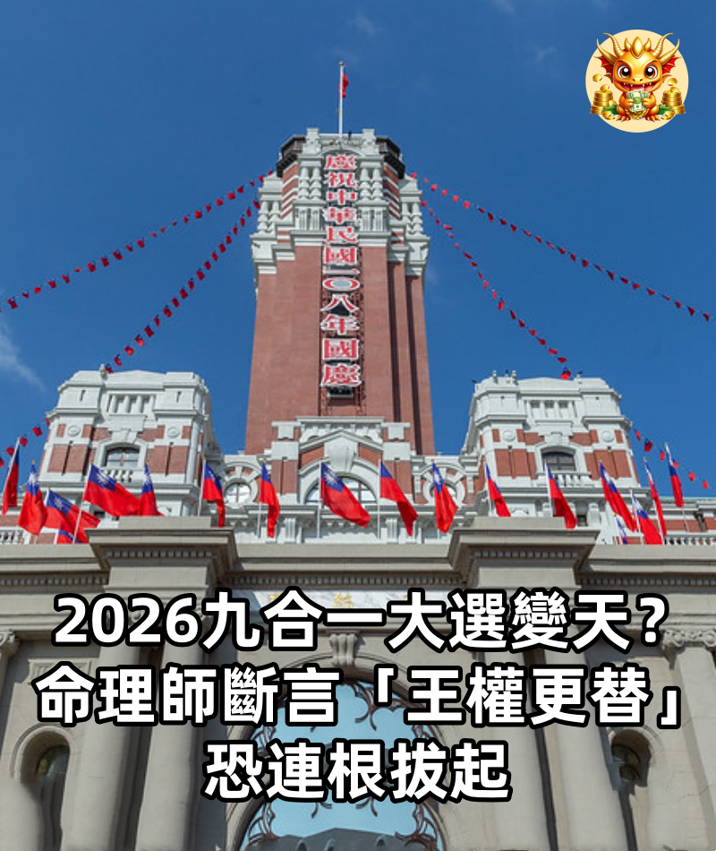 2026九合一大選變天？命理師斷言「王權更替」：恐連根拔起