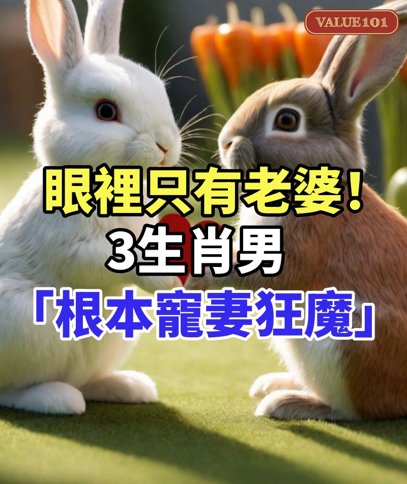 眼裡只有老婆!3生肖男「根本寵妻狂魔」:嫁給他們太幸福了