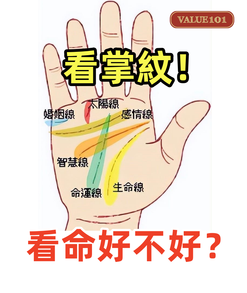你的「婚姻、事業、壽命」好不好?看掌紋「早就給答案了」!