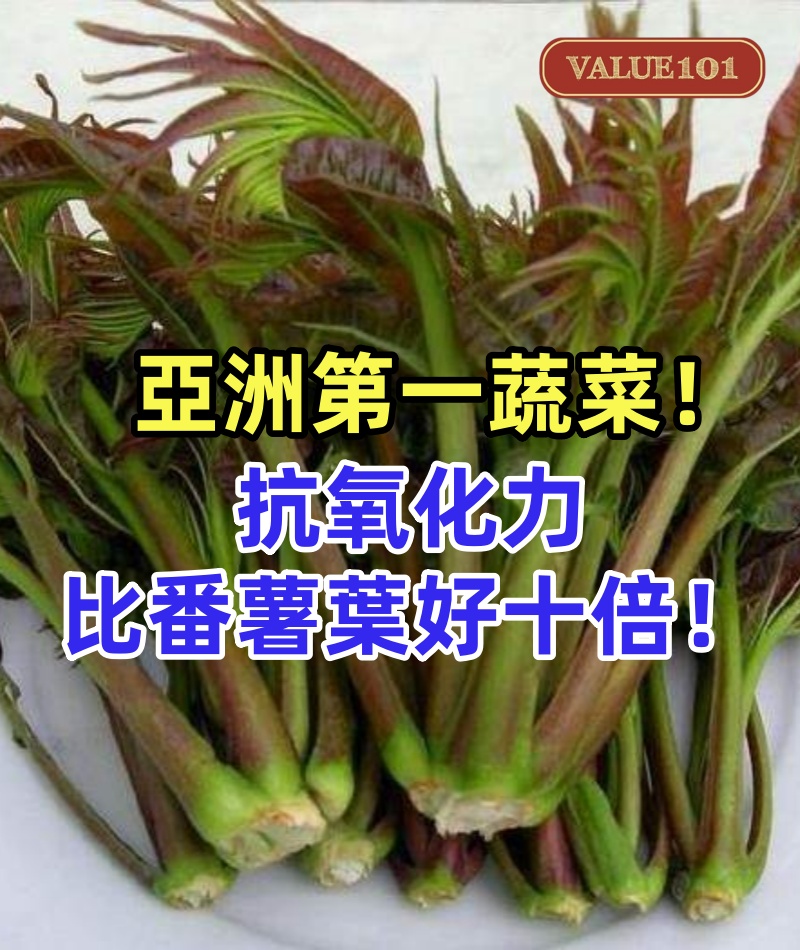 亞洲第一蔬菜!抗氧化力比番薯葉好十倍!能增強記憶力「降血糖」功效超好